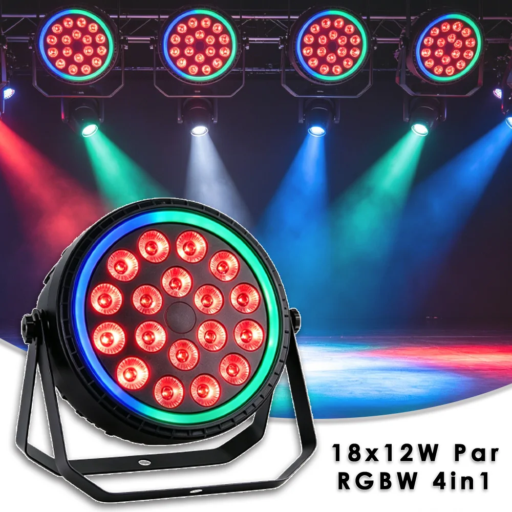 LED Flat Par 18x12W RGBW 4in1 LED Lighting DMX512 Disco DJ Equipment Christmas Lights Disco Strobe Wash Effect Bar par Lights
LED Flat Par 18x12W RGBW 4in1 LED Lighting DMX512 Disco DJ Equipment Christmas Lights Disco Strobe Wash Effect Bar par Lights
