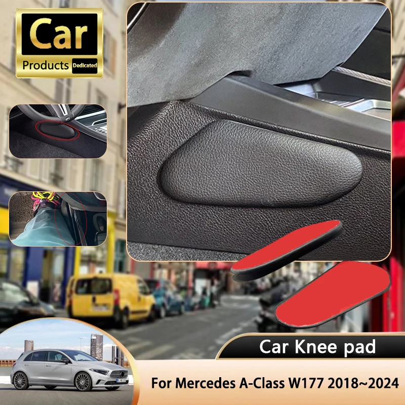 For Mercedes-Benz A-Class W177 MK4 4th 2018~2024 Car Leg Knee Pad PU Lether Center Control Rest Cushions Thigh Support Cushion 
For Mercedes-Benz A-Class W177 MK4 4th 2018~2024 Car Leg Knee Pad PU Lether Center Control Rest Cushions Thigh Support Cushion