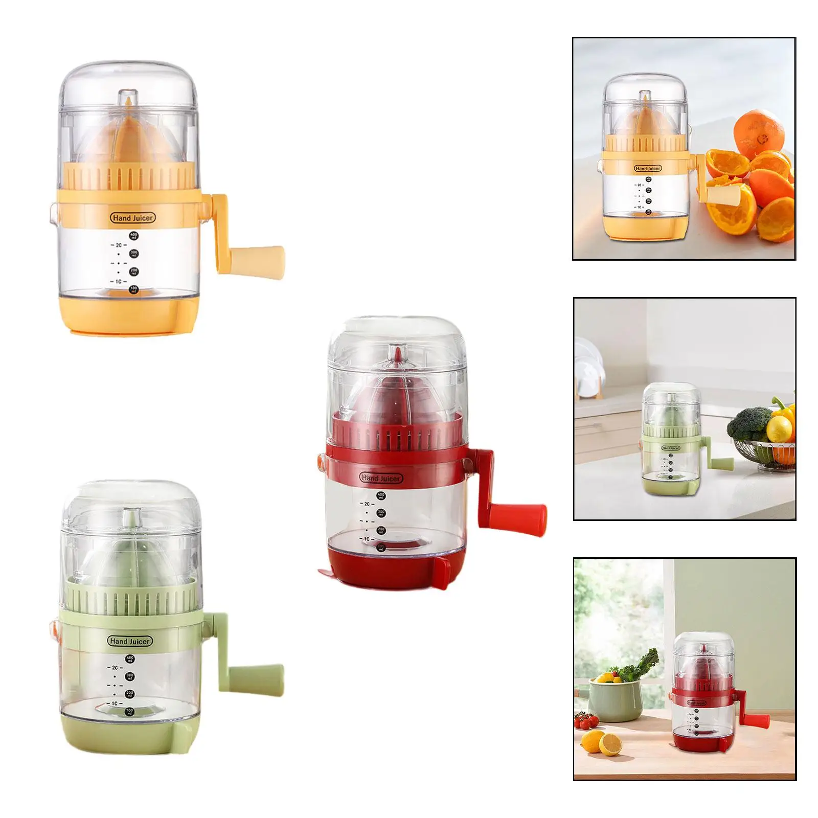 Hand Fruit Juicer Lemon Squeezer Sturdy Kitchen Tool for Kitchens Lightweight Versatile 400ml with Dust Cover 12.5x20.5cm
Hand Fruit Juicer Lemon Squeezer Sturdy Kitchen Tool for Kitchens Lightweight Versatile 400ml with Dust Cover 12.5x20.5cm