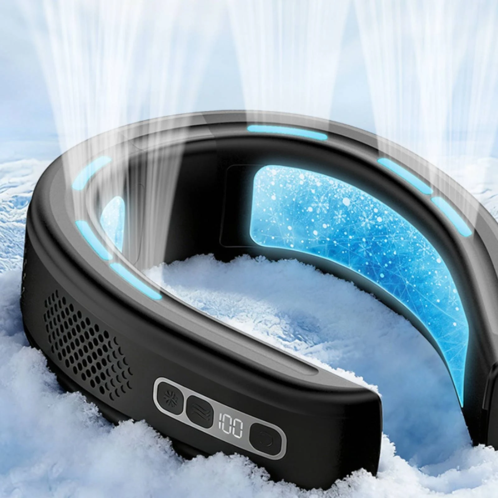 U-Shaped Neck Fan 4000 mAh Battery Portable Neck Cooler 6 Air Channels 18-Hour Runtime
U-Shaped Neck Fan 4000 mAh Battery Portable Neck Cooler 6 Air Channels 18-Hour Runtime