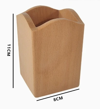 Beech Pen Holder Desk Organizer Wood Eyebrow Pencil Storage Container Holders Makeup Brush Desktop Cup Rack Name 
Beech Pen Holder Desk Organizer Wood Eyebrow Pencil Storage Container Holders Makeup Brush Desktop Cup Rack Name