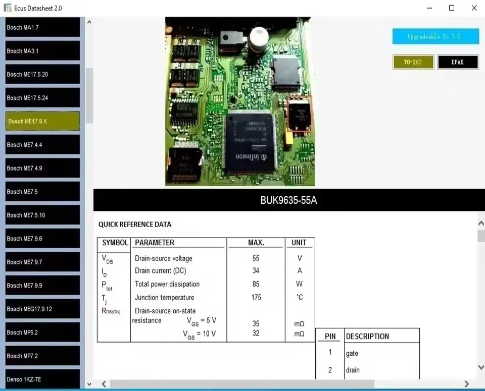 Ecus Datasheet 2.0 ECU Repair Software PCB Schematics with Electronic Components of Car ECUs and Additional Information AAA
Ecus Datasheet 2.0 ECU Repair Software PCB Schematics with Electronic Components of Car ECUs and Additional Information AAA