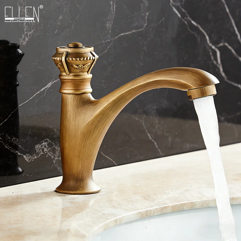 Смеситель для ванной комнаты, однорычажный, для холодной воды, античная бронза, настольный, для раковины, кран EL1313A
Смеситель для ванной комнаты, однорычажный, для холодной воды, античная бронза, настольный, для раковины, кран EL1313A