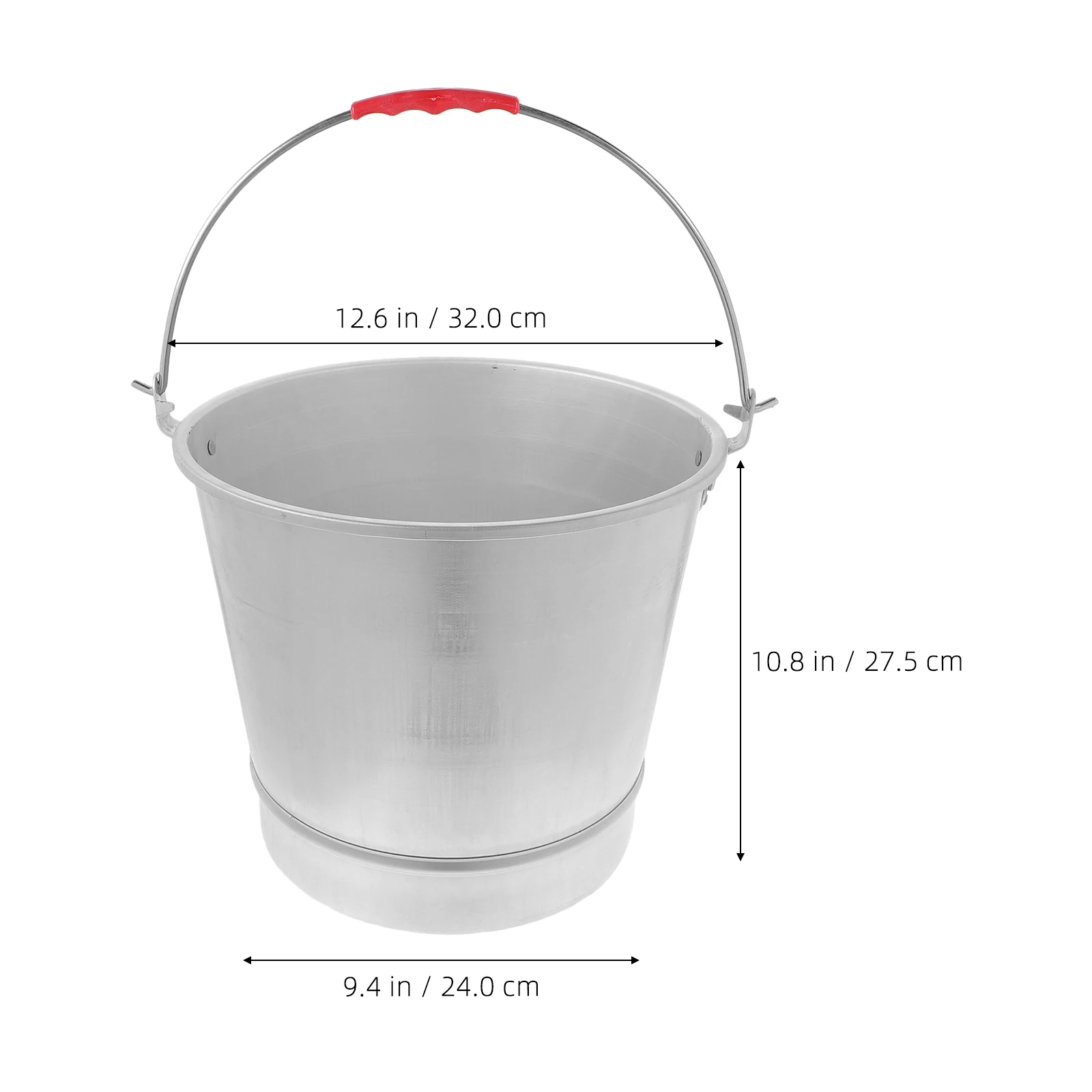Large Thick Aluminum Bucket High Capacity Stainless Steel Water Storage for Ranch Household Flower Bucket
Large Thick Aluminum Bucket High Capacity Stainless Steel Water Storage for Ranch Household Flower Bucket