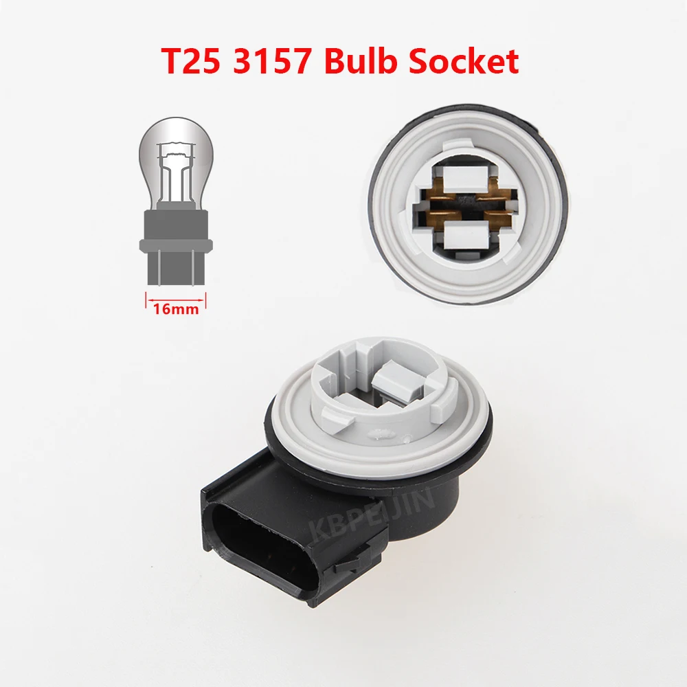 1 x Car Light Socket T25 3157 Bulb Holder For Ford Focus Explorer E-150 E-250 F-150 F-250 Accessories
1 x Car Light Socket T25 3157 Bulb Holder For Ford Focus Explorer E-150 E-250 F-150 F-250 Accessories