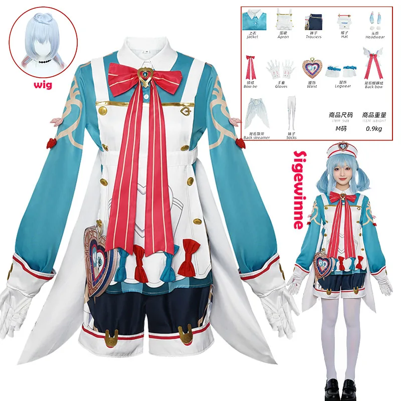 Anime Game GS Impact Cosplay Costume Sigewinne jacket pants Accessories Nice Stitching maid cosplay Outfit Women Role Play Party
Anime Game GS Impact Cosplay Costume Sigewinne jacket pants Accessories Nice Stitching maid cosplay Outfit Women Role Play Party