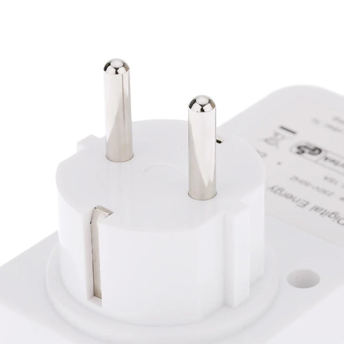 Energy Usage Monitor Socket with 230V 50Hz Support Real Time Tracking LCD Screen for Electricity Cost Savings Power Factor