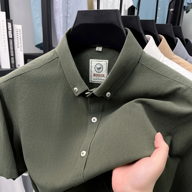 Men's Premium Linen Blend Short Sleeve Shirt Cotton&Hemp Breathable Summer Casual Wear Asian Sizes 48-58 (M-4XL)
Men's Premium Linen Blend Short Sleeve Shirt Cotton&Hemp Breathable Summer Casual Wear Asian Sizes 48-58 (M-4XL)