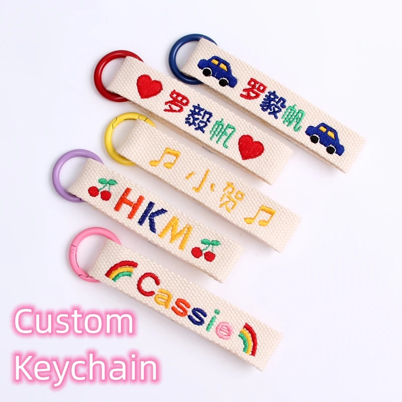 Customizable Keychain Personalized Embroidery Your Name Text Logo Customized Name Key Tag Keyring Holder Key Chain Kids Gifts
Customizable Keychain Personalized Embroidery Your Name Text Logo Customized Name Key Tag Keyring Holder Key Chain Kids Gifts