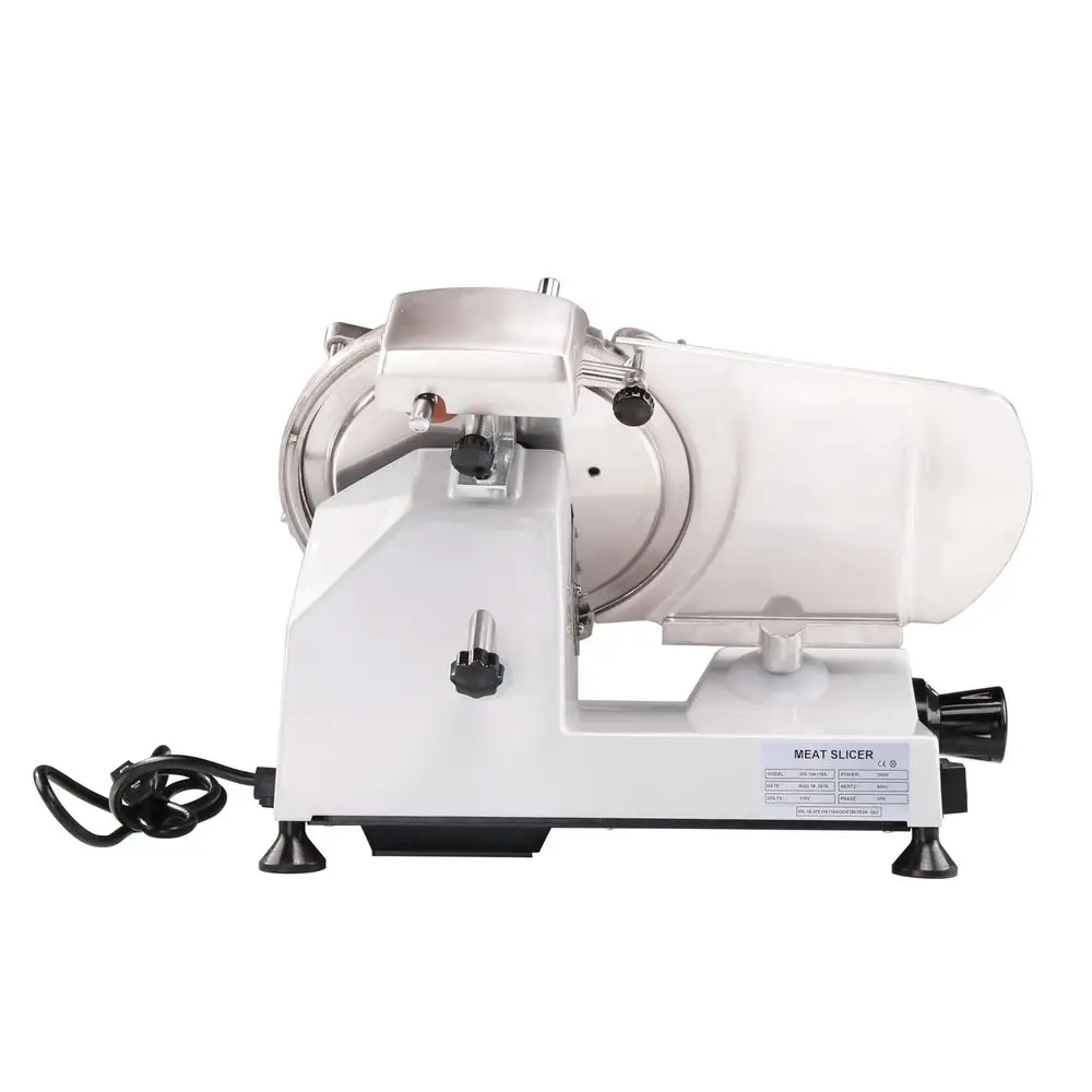 10 Meat Slicer with a Stainless Steel Blade, Adjustable Thickness Slicing, and Adjustable Rubber Feet for Slicing Meat
10 Meat Slicer with a Stainless Steel Blade, Adjustable Thickness Slicing, and Adjustable Rubber Feet for Slicing Meat