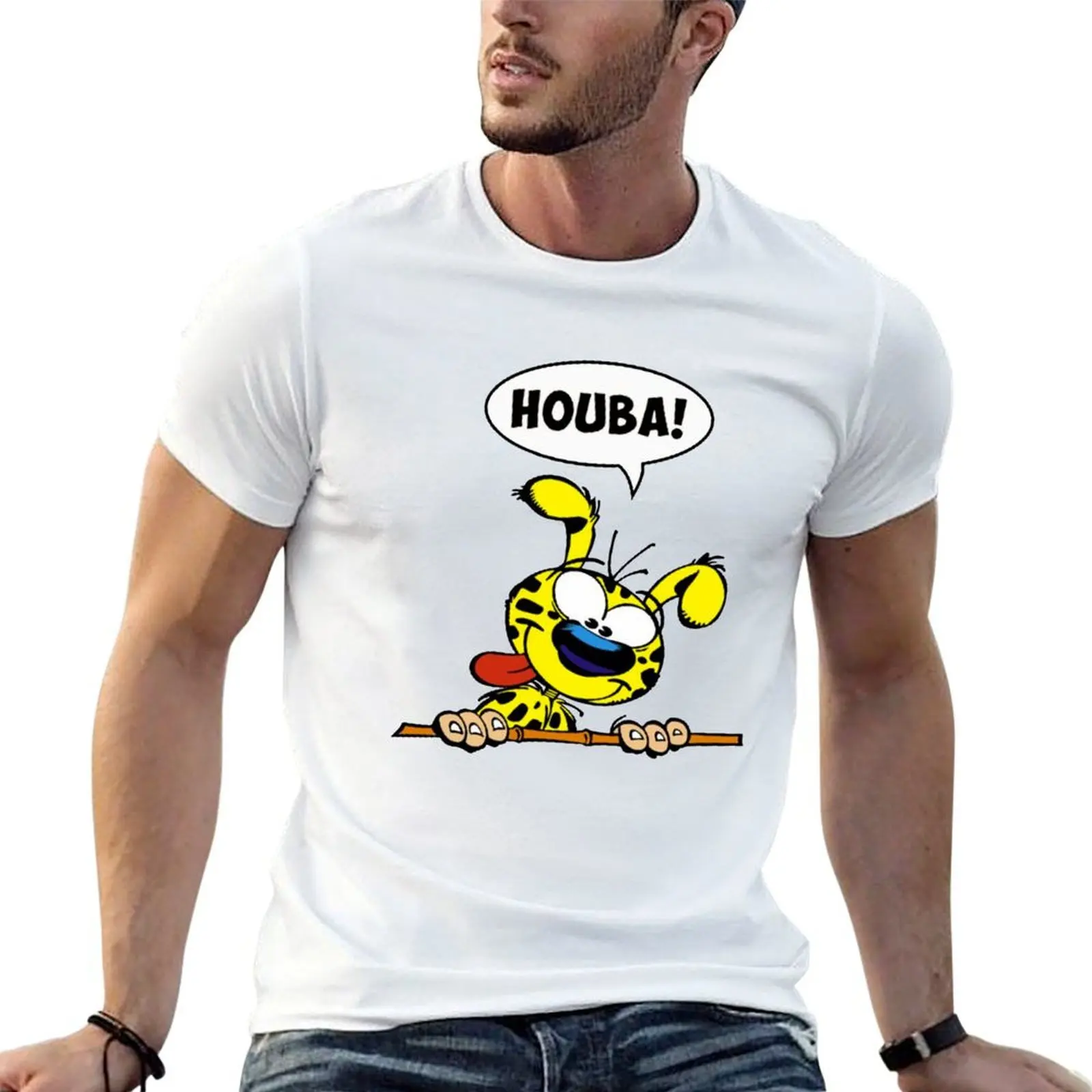 Marsupilami Huba T-Shirt printed t shirts for man men t shirt cotton 100% T-Shirt 
Marsupilami Huba T-Shirt printed t shirts for man men t shirt cotton 100% T-Shirt