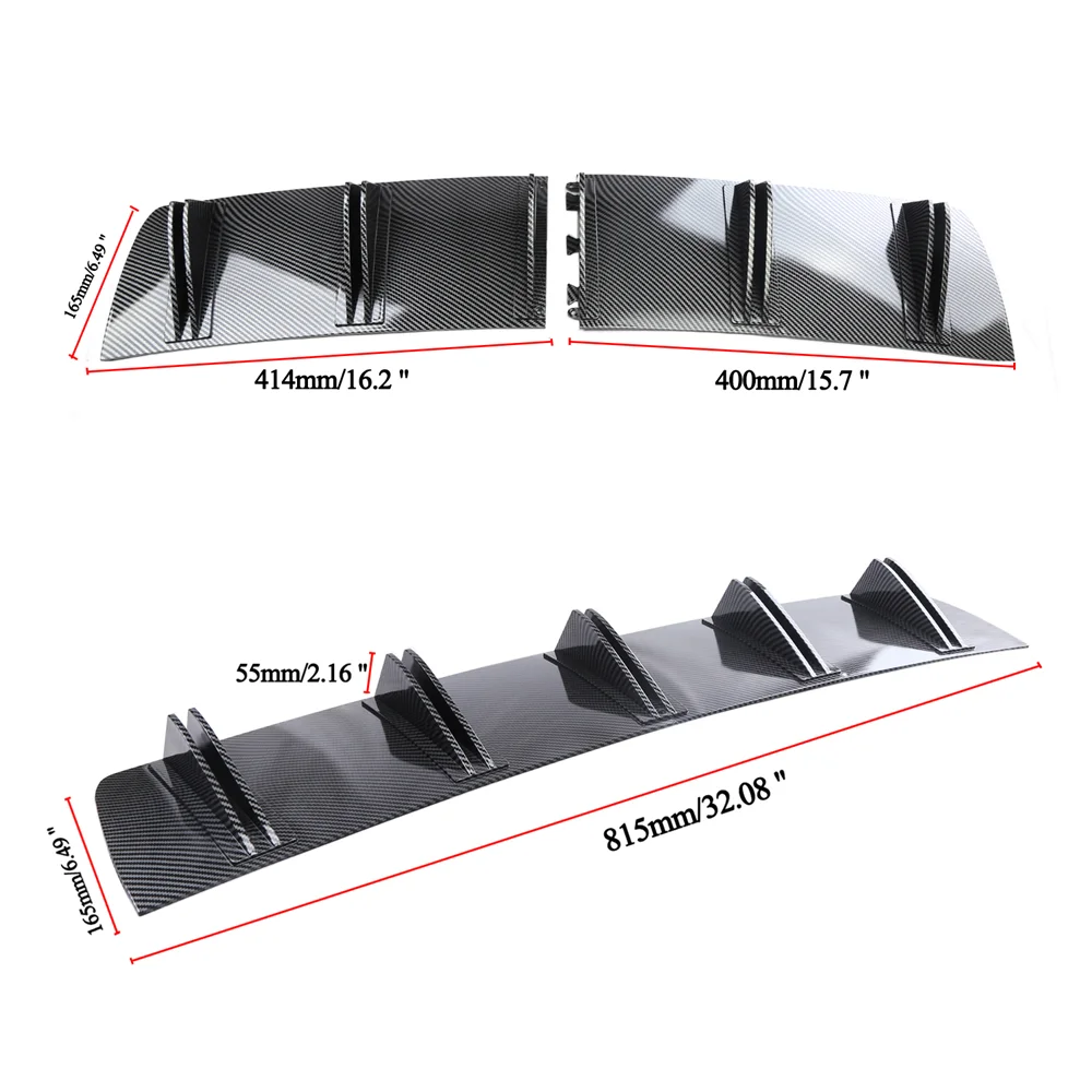 Universal rear bumper spoiler rear lip rear spoiler car Carbon Fibre spoiler diffuser For Honda/Toyota/Mazda/Subaru/lexus/Audi
Universal rear bumper spoiler rear lip rear spoiler car Carbon Fibre spoiler diffuser For Honda/Toyota/Mazda/Subaru/lexus/Audi