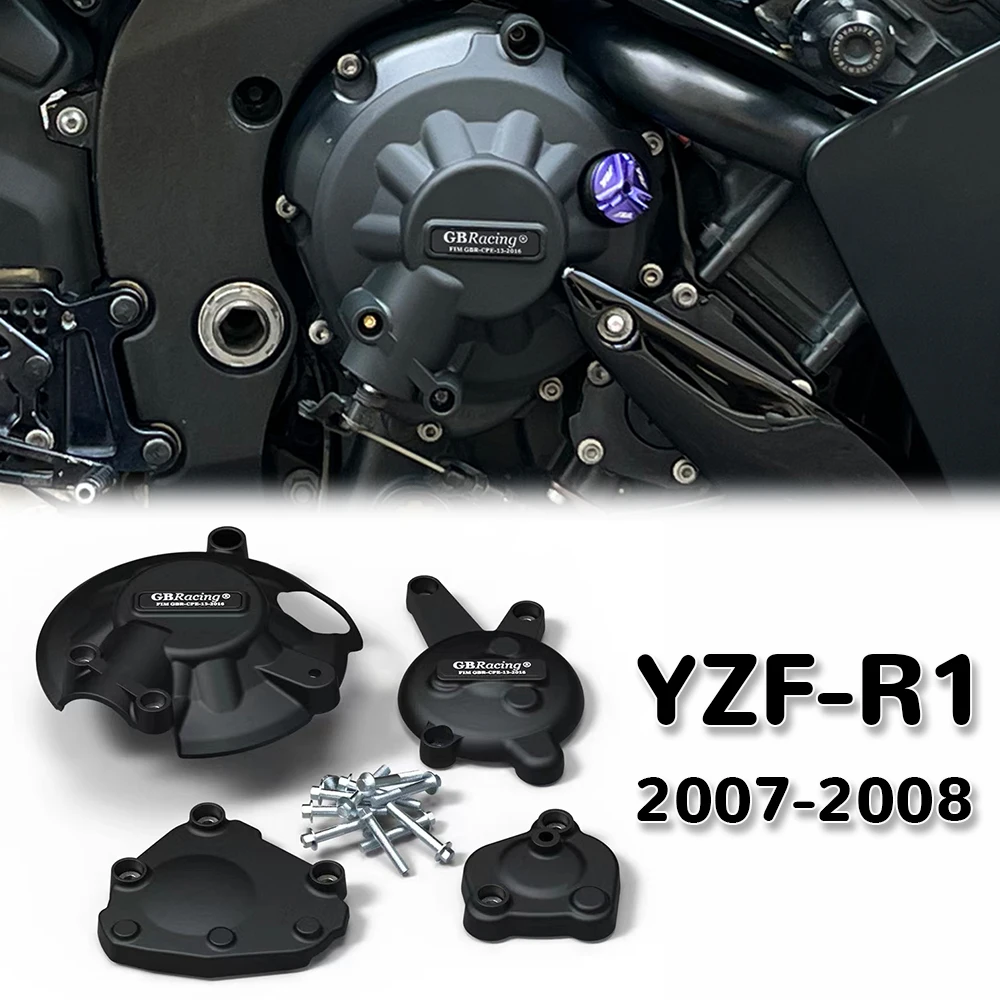 For Yamaha YZF-R1 2007-2008 Motorcycle Engine Cover Clutch Cover Protection Set Accessories
For Yamaha YZF-R1 2007-2008 Motorcycle Engine Cover Clutch Cover Protection Set Accessories