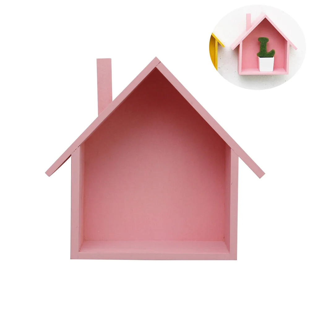 Small House Shaped Wall Shelf Wooden Storage Rack Mounted Ornament Holder Display Stand
Small House Shaped Wall Shelf Wooden Storage Rack Mounted Ornament Holder Display Stand