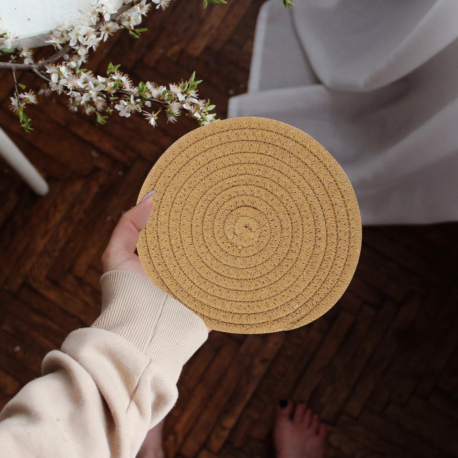 3Pcs Cotton Placemats Washable Reusable Woven Dining Mat for Table Protection Household Decorative Place Mat Collection
3Pcs Cotton Placemats Washable Reusable Woven Dining Mat for Table Protection Household Decorative Place Mat Collection