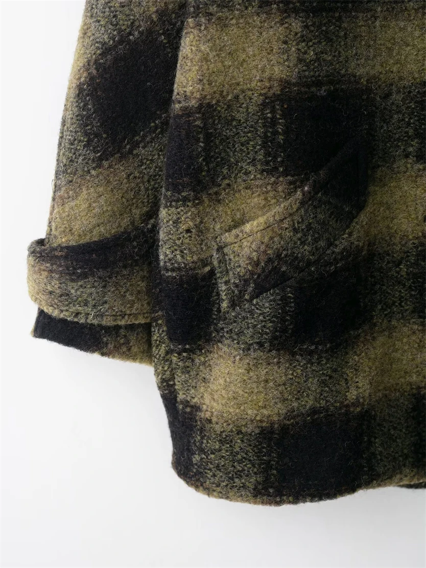 Women's Wool Coat 2025 Fall New Arrival Women's Fashionable Trendy Plaid Blend Coat Jacket
Women's Wool Coat 2025 Fall New Arrival Women's Fashionable Trendy Plaid Blend Coat Jacket