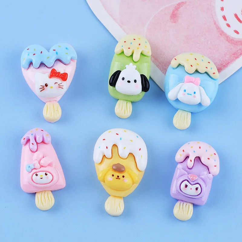100 шт. кабошоны из смолы с рисунком мороженого Sanrio с плоским основанием для шпильки для скрапбукинга «сделай сам» украшения для рукоделия аксессуары для декора
100 шт. кабошоны из смолы с рисунком мороженого Sanrio с плоским основанием для шпильки для скрапбукинга «сделай сам» украшения для рукоделия аксессуары для декора