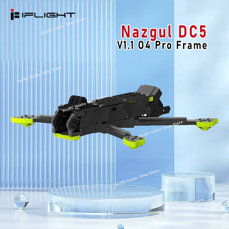 iFlight Nazgul DC5 V1.1 O4 Pro - 5-дюймовая рама из углеродного волокна с колесной базой 240 мм для FPV RC-гонок и фристайла
iFlight Nazgul DC5 V1.1 O4 Pro - 5-дюймовая рама из углеродного волокна с колесной базой 240 мм для FPV RC-гонок и фристайла