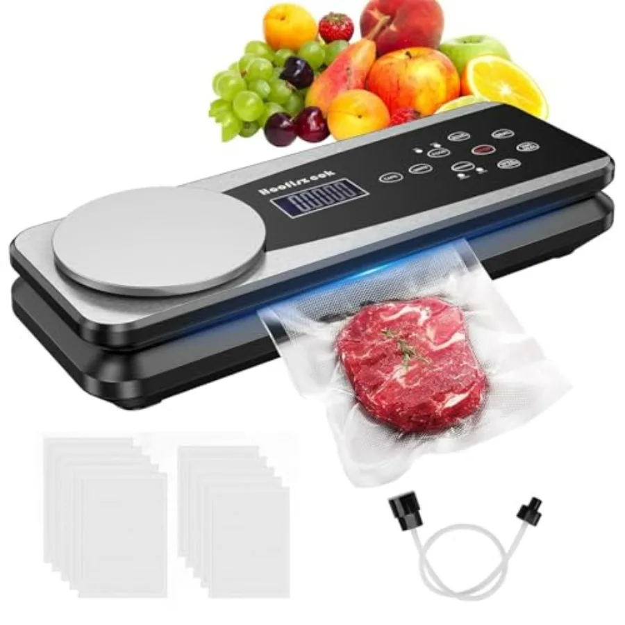 Vacuum Sealer Machine for Food,85kpa Automatic 10-in-1 Food Sealer Vacuum Sealing for Dry&Moist Saver, Food Storage Vacuum Machi
Vacuum Sealer Machine for Food,85kpa Automatic 10-in-1 Food Sealer Vacuum Sealing for Dry&Moist Saver, Food Storage Vacuum Machi