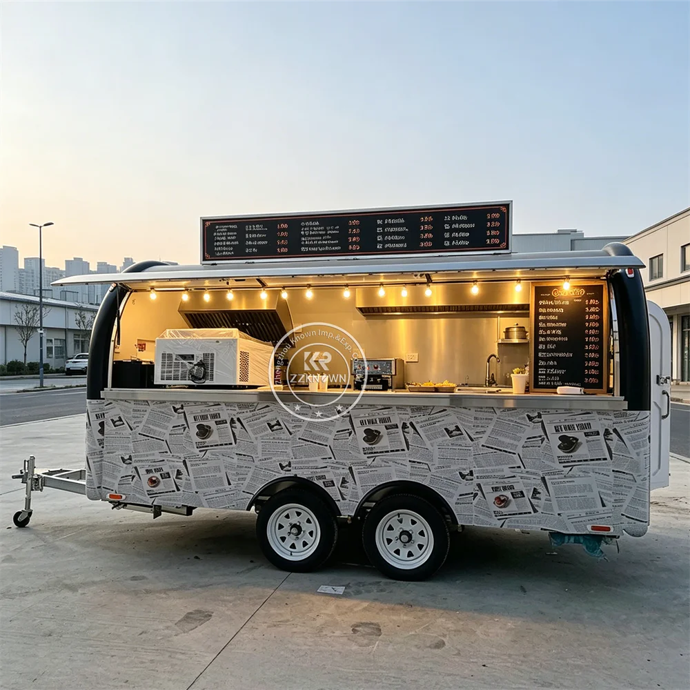 Portable Kitchen Trailer Bubble Tea Dessert Coffee Food Truck Street Food Trailer With Professional Equipment
Portable Kitchen Trailer Bubble Tea Dessert Coffee Food Truck Street Food Trailer With Professional Equipment