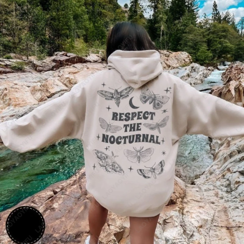 Женская толстовка с капюшоном Respect The Nocturnal, толстовка с принтом на спине Whimsigoth Night Animals, толстовка с капюшоном в виде мотыльки, подарок ведьмы для ее темной академии
Женская толстовка с капюшоном Respect The Nocturnal, толстовка с принтом на спине Whimsigoth Night Animals, толстовка с капюшоном в виде мотыльки, подарок ведьмы для ее темной академии