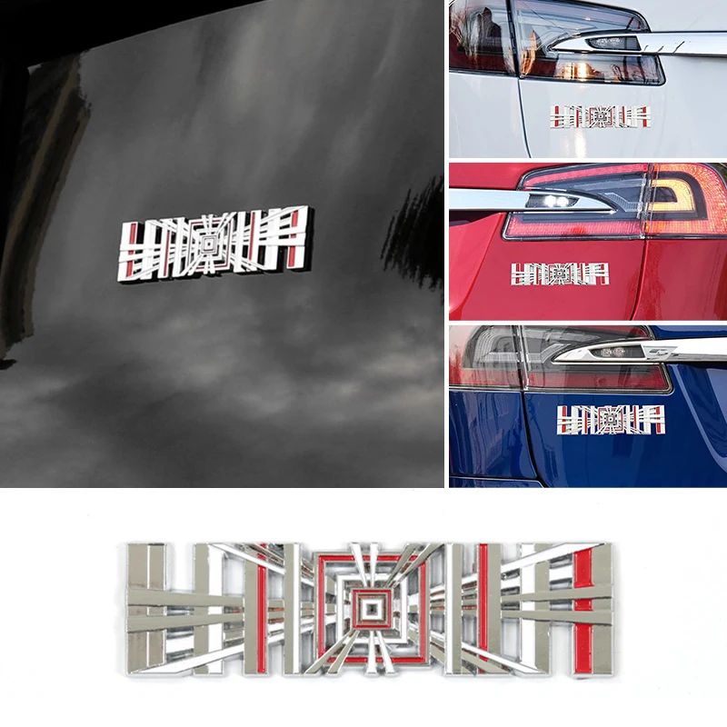 Automotive 3D Alloy Plaid Badge Sticker Mark Car Emblem Plaid Badge Compatible with Tesla Tail Box BadgeSticker
Automotive 3D Alloy Plaid Badge Sticker Mark Car Emblem Plaid Badge Compatible with Tesla Tail Box BadgeSticker