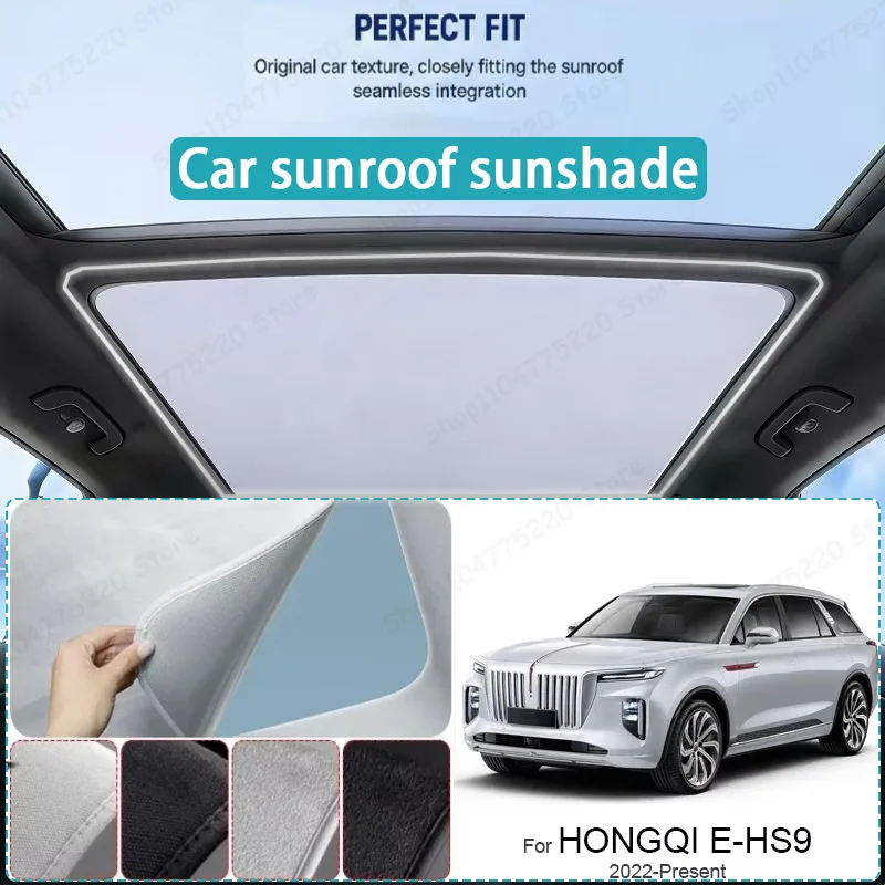 For HONGQI E-HS9 2022-Present Car Sunroof Sunshade Heat Insulation UV Protection Electrostatic Suede Skylight Cover
For HONGQI E-HS9 2022-Present Car Sunroof Sunshade Heat Insulation UV Protection Electrostatic Suede Skylight Cover