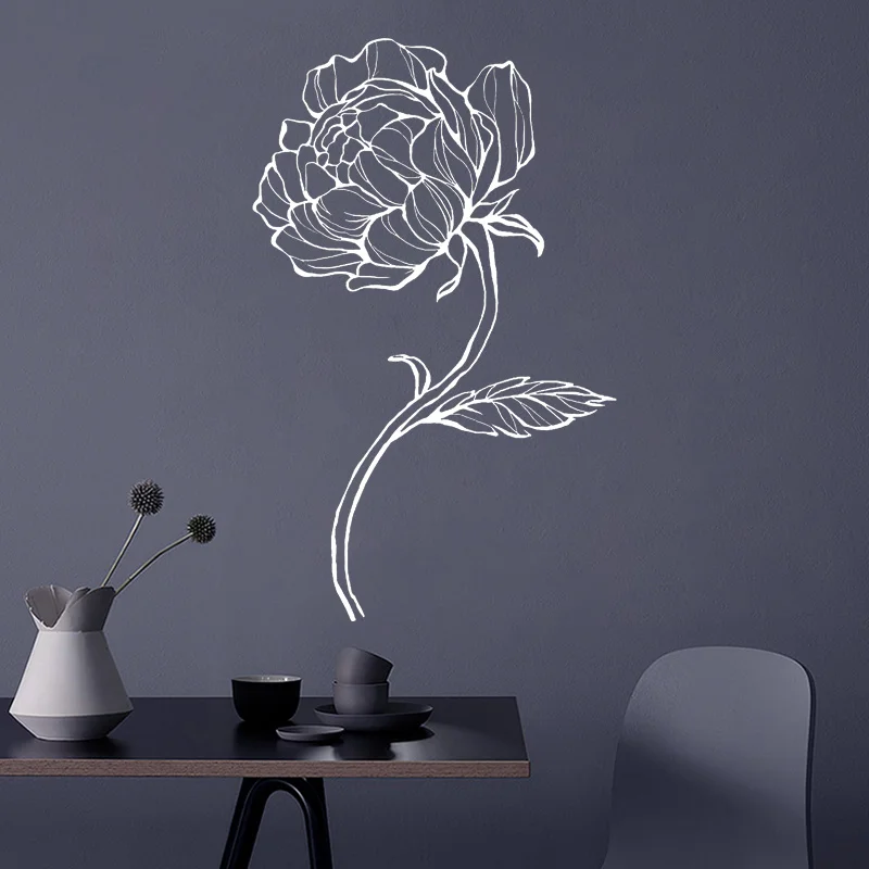 Line Art Bouquet Floral Flower Peony Wall Decals Vinyl Home Decor Living Room Bedroom Plant Sticker Self-Adhesive Murals Z532
Line Art Bouquet Floral Flower Peony Wall Decals Vinyl Home Decor Living Room Bedroom Plant Sticker Self-Adhesive Murals Z532