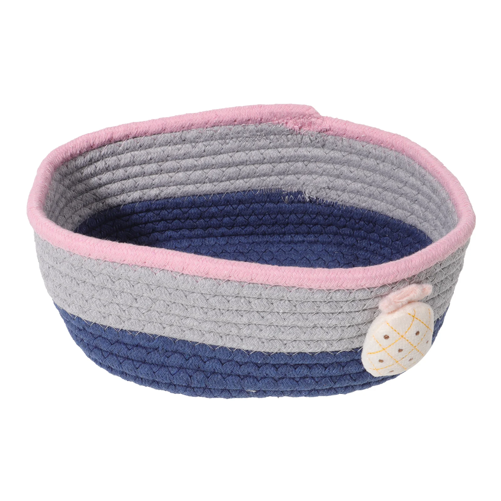 Sundries Organizer Desktop Basket Cotton Rope Household Home Storage Container Holder
Sundries Organizer Desktop Basket Cotton Rope Household Home Storage Container Holder