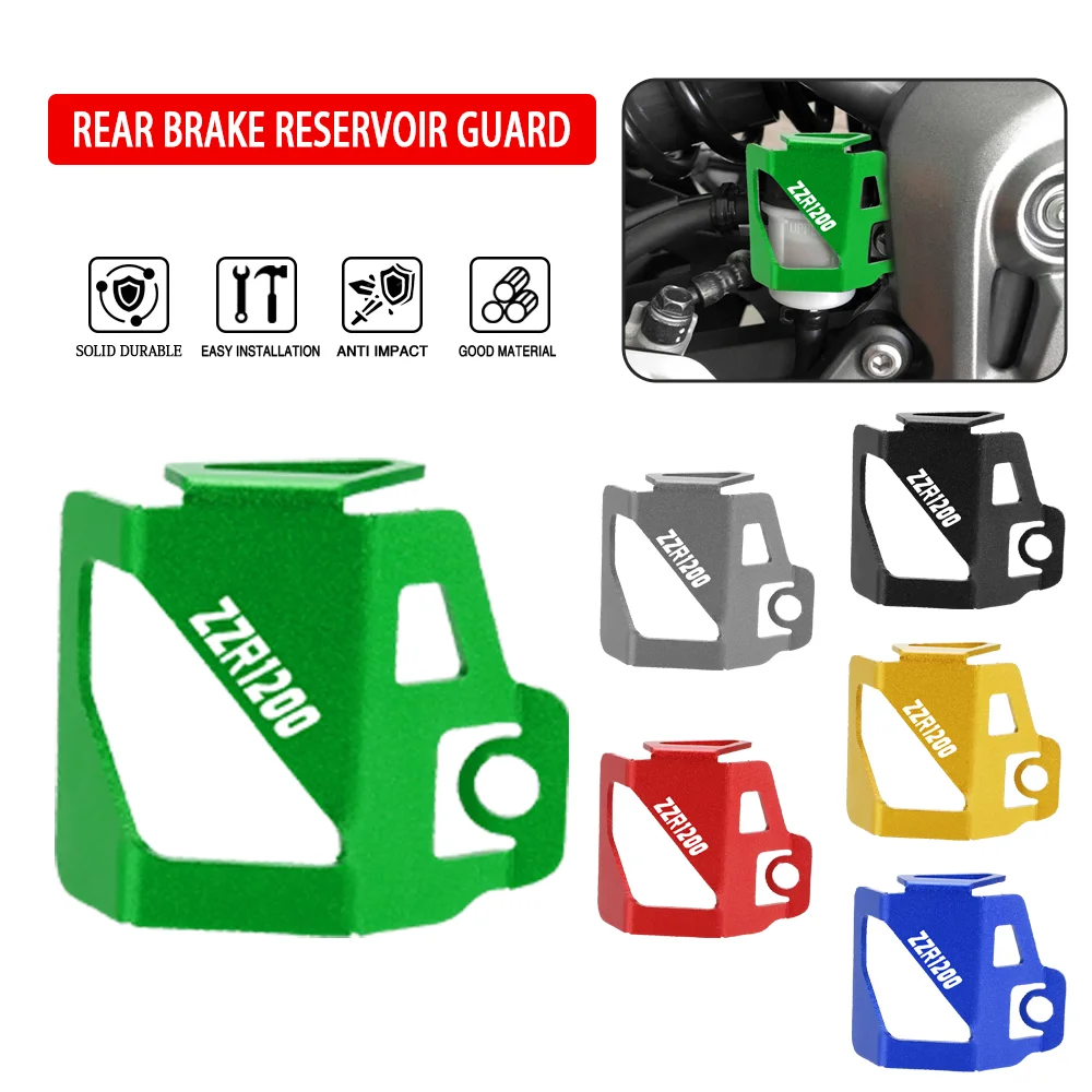 Motorcycle Accessories CNC Rear Brake Fluid Reservoir Cover Guard Protector For Kawasaki ZZR1200 ZZR 1200 2002 2003 2004 2005
Motorcycle Accessories CNC Rear Brake Fluid Reservoir Cover Guard Protector For Kawasaki ZZR1200 ZZR 1200 2002 2003 2004 2005