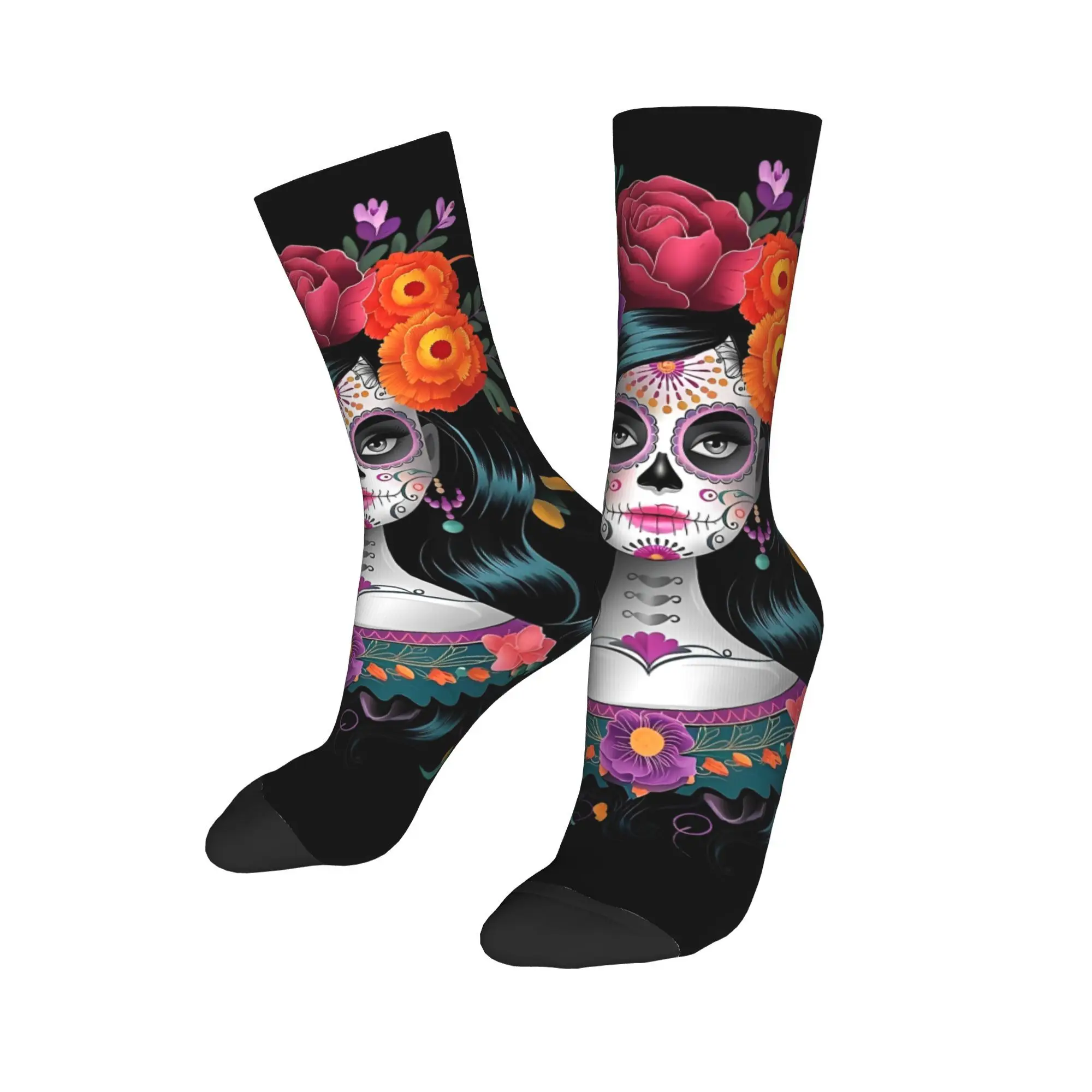 Fashion Male Men Socks Casual De Los Muertos La Catrina Day of the Dead Sock Graphic Women Sock Spring Summer Autumn Winter
Fashion Male Men Socks Casual De Los Muertos La Catrina Day of the Dead Sock Graphic Women Sock Spring Summer Autumn Winter