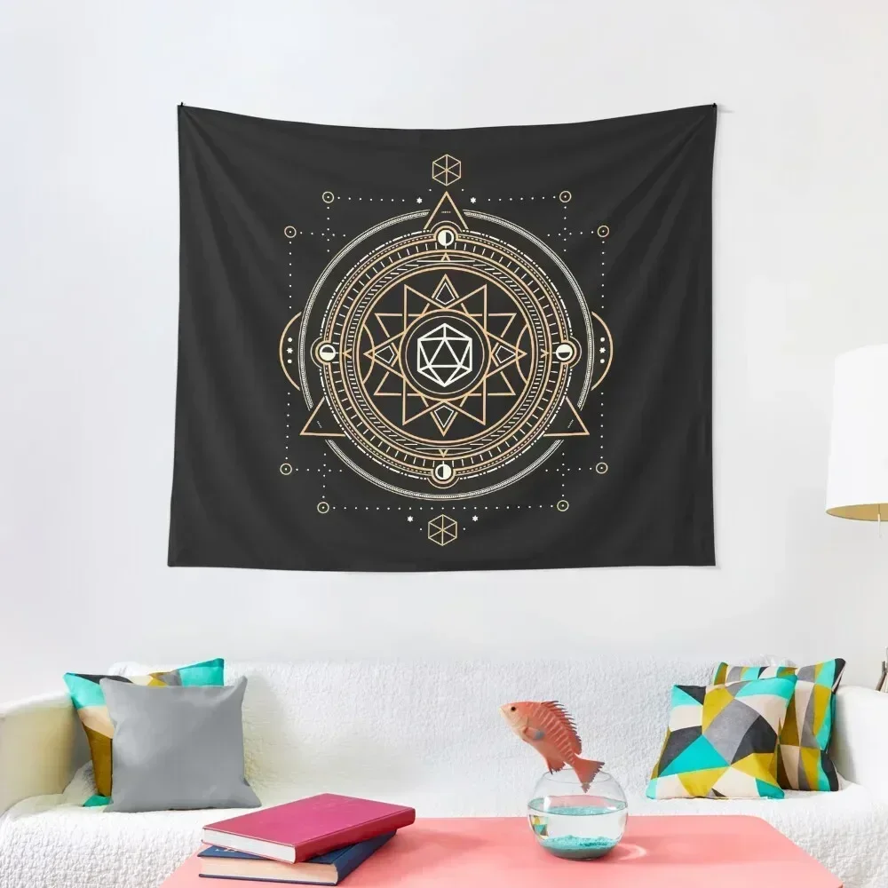 Polyhedral D20 Dice Sacred Symbol of the Occultist Tapestry Home Decorating Decorative Wall Room Decor Cute Tapestry
Polyhedral D20 Dice Sacred Symbol of the Occultist Tapestry Home Decorating Decorative Wall Room Decor Cute Tapestry