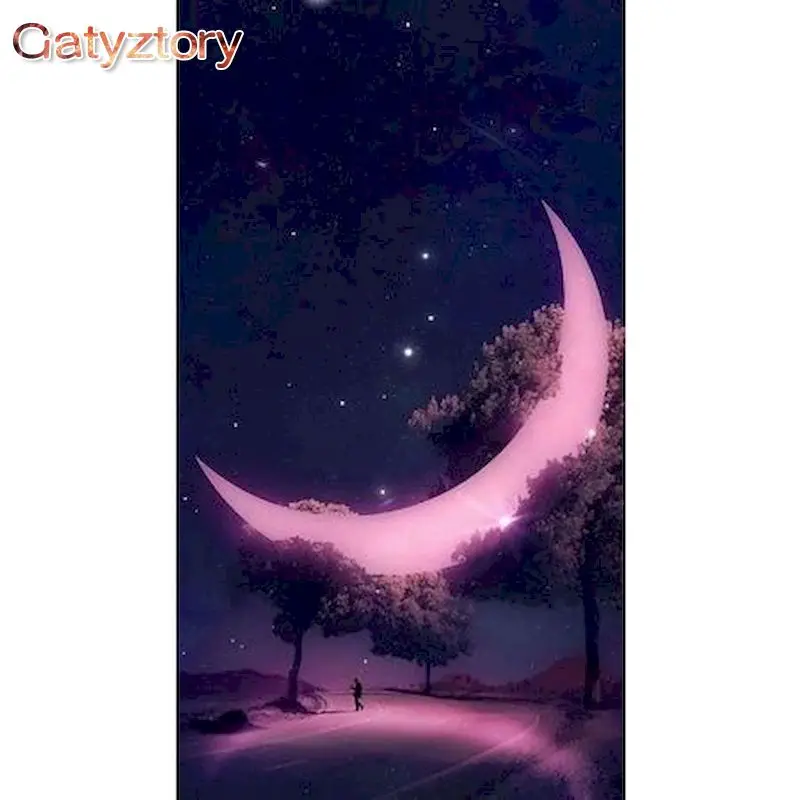 GATYZTORY DIY Paint By Number Moon Night Hand Painted Painting Art Drawing On Canvas Gift Pictures By Numbers Kits Home Decor
GATYZTORY DIY Paint By Number Moon Night Hand Painted Painting Art Drawing On Canvas Gift Pictures By Numbers Kits Home Decor