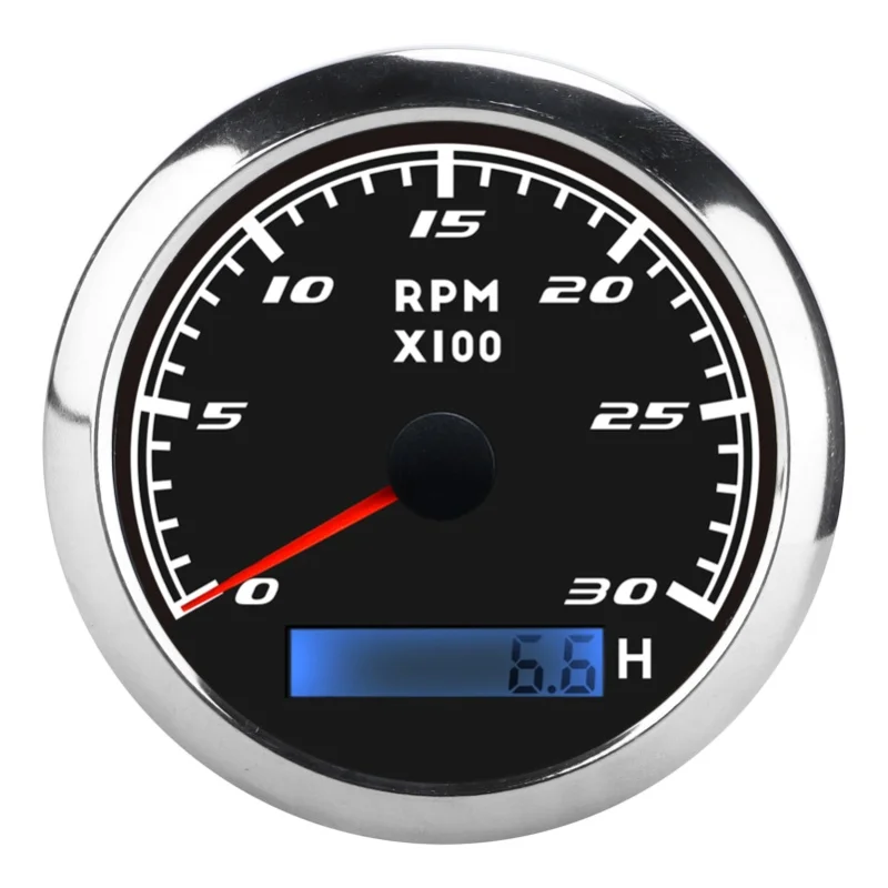 85mm Pointer Tachometer RPM Tacho Gauge IP67 Stainless Steel Universal For Car Boat MarineBlack
85mm Pointer Tachometer RPM Tacho Gauge IP67 Stainless Steel Universal For Car Boat MarineBlack