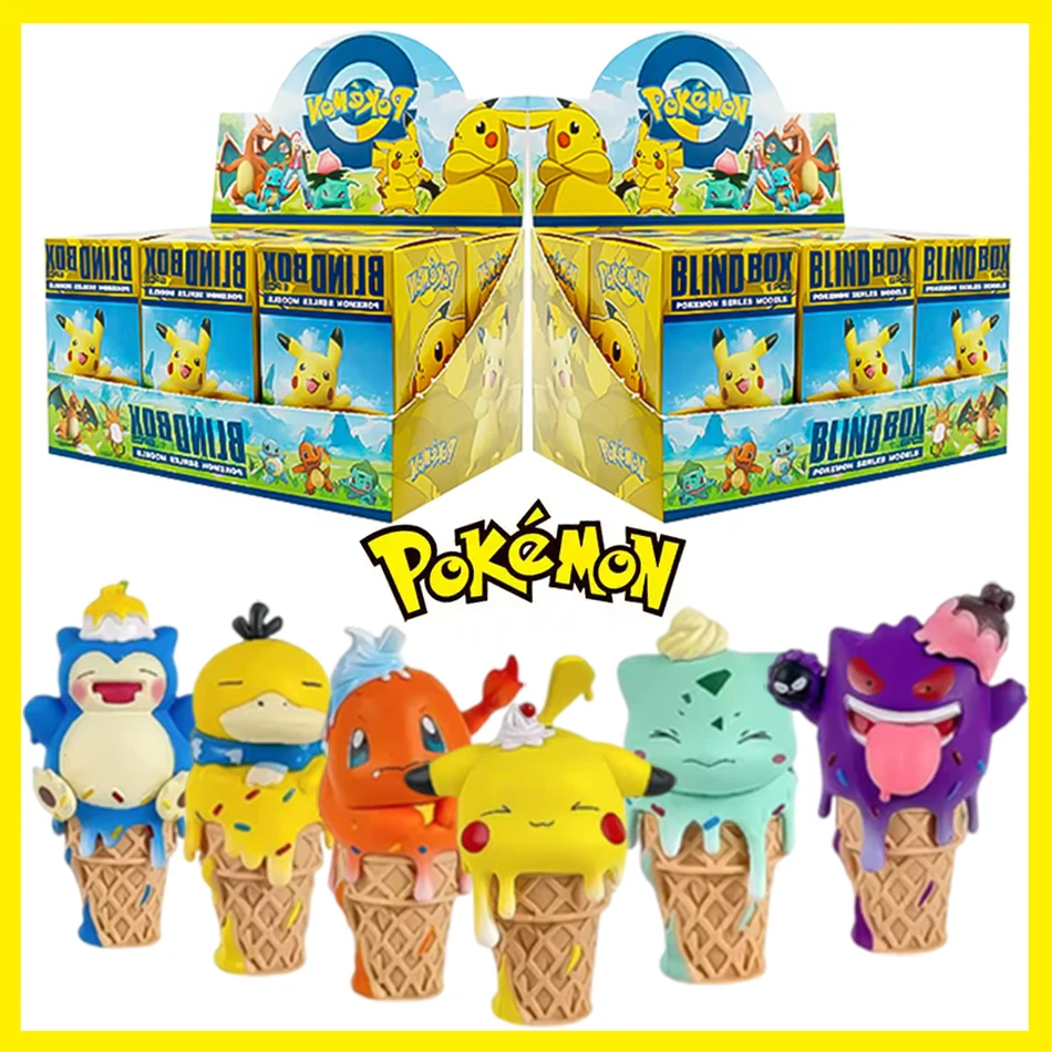 6pcs Anime Pokemon Figure blind box Pikachu ice cream model Action Gengar PVC Model Toys Cartoon Collectible Doll birthday Gifts
6pcs Anime Pokemon Figure blind box Pikachu ice cream model Action Gengar PVC Model Toys Cartoon Collectible Doll birthday Gifts