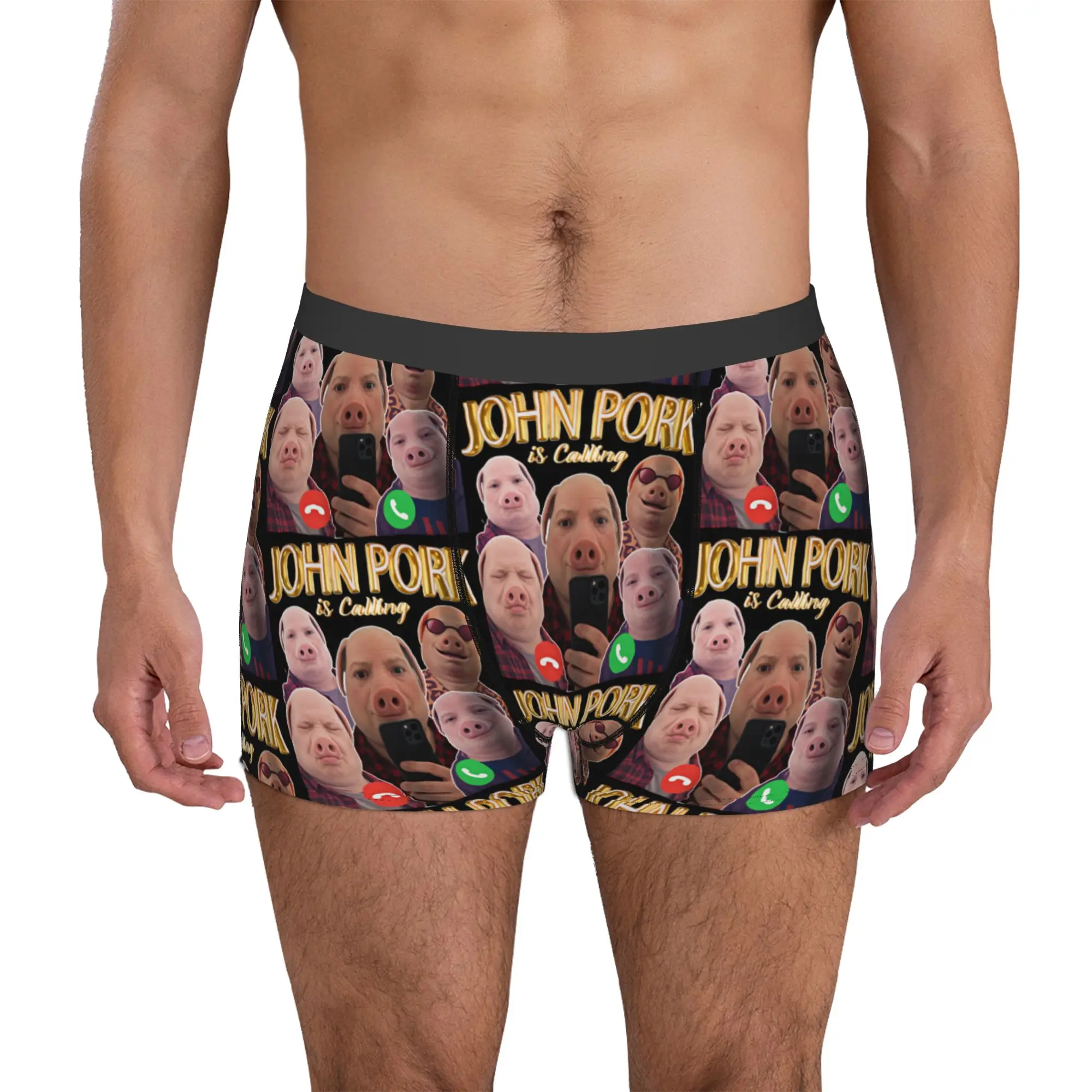 John Pork is Calling Italian Brainrot Boxers Shorts Mens Funny Meme Briefs Underwear Novelty Underpants
John Pork is Calling Italian Brainrot Boxers Shorts Mens Funny Meme Briefs Underwear Novelty Underpants