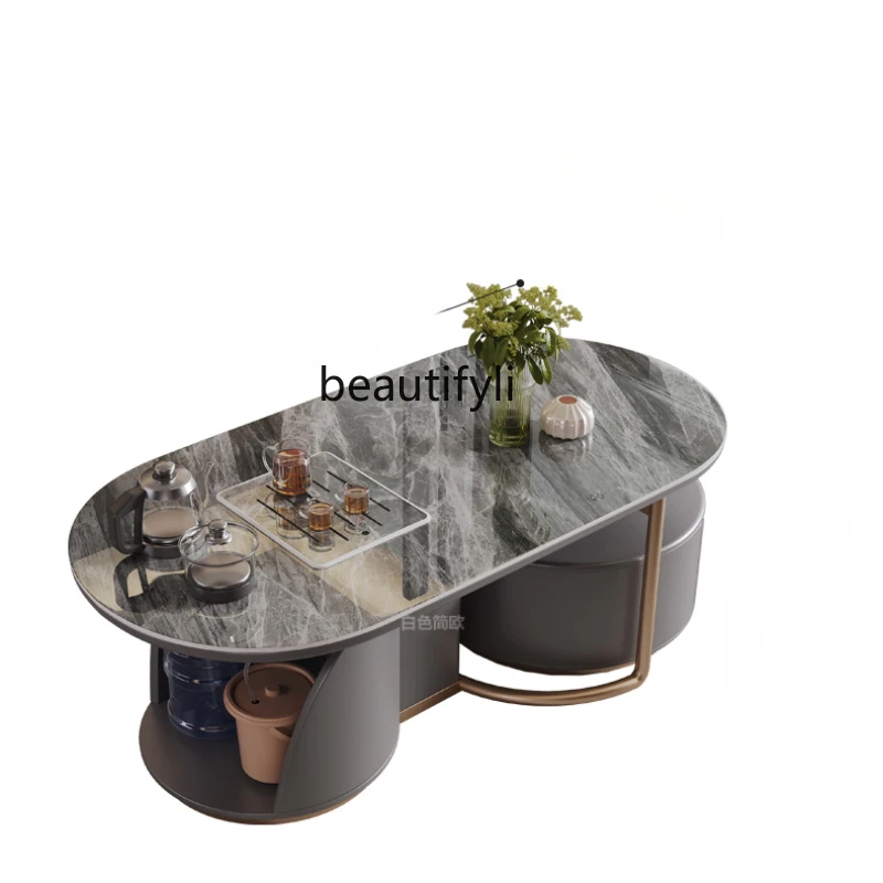 Stone Plate Kung Fu Tea Table Tea Making Integrated Modern Living Room Home Automatic Boiling Water Multifunctional Tea Table
Stone Plate Kung Fu Tea Table Tea Making Integrated Modern Living Room Home Automatic Boiling Water Multifunctional Tea Table
