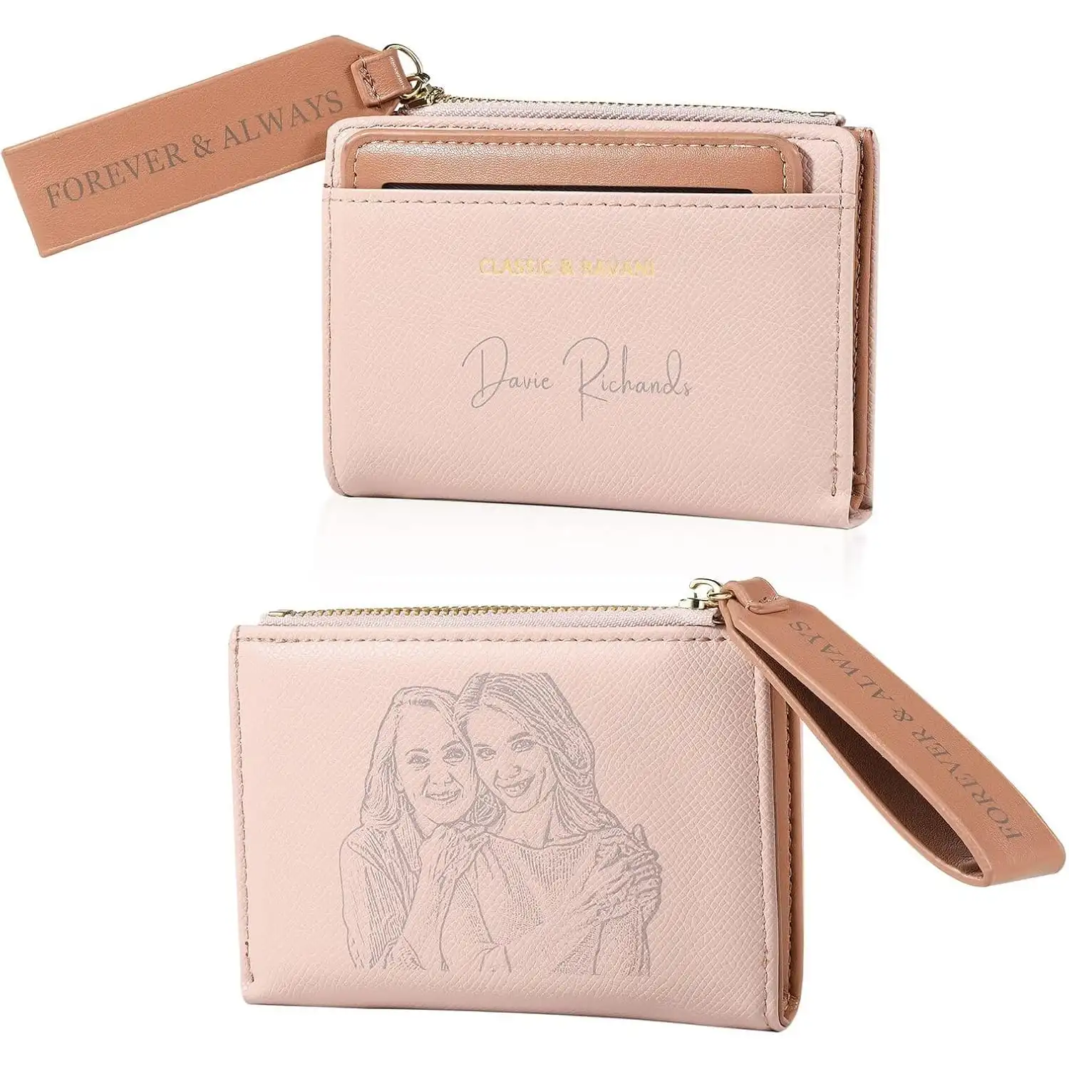 Mother's Day Gift - Personalized Photo Wallet for Women -personalized Leather Wallets for Women Custom Photo Wallet Pink
Mother's Day Gift - Personalized Photo Wallet for Women -personalized Leather Wallets for Women Custom Photo Wallet Pink