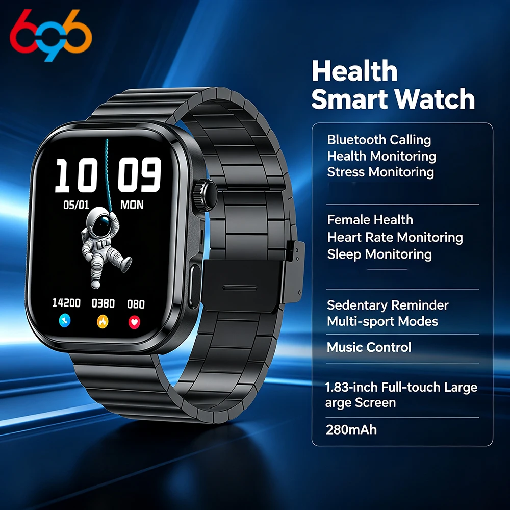 Health Analysis Smartwatch 7/24H Healthy Smart Watches Men Women Motion Tracking ECG+PPG Sleep Blue Tooth Call For IOS Android
Health Analysis Smartwatch 7/24H Healthy Smart Watches Men Women Motion Tracking ECG+PPG Sleep Blue Tooth Call For IOS Android