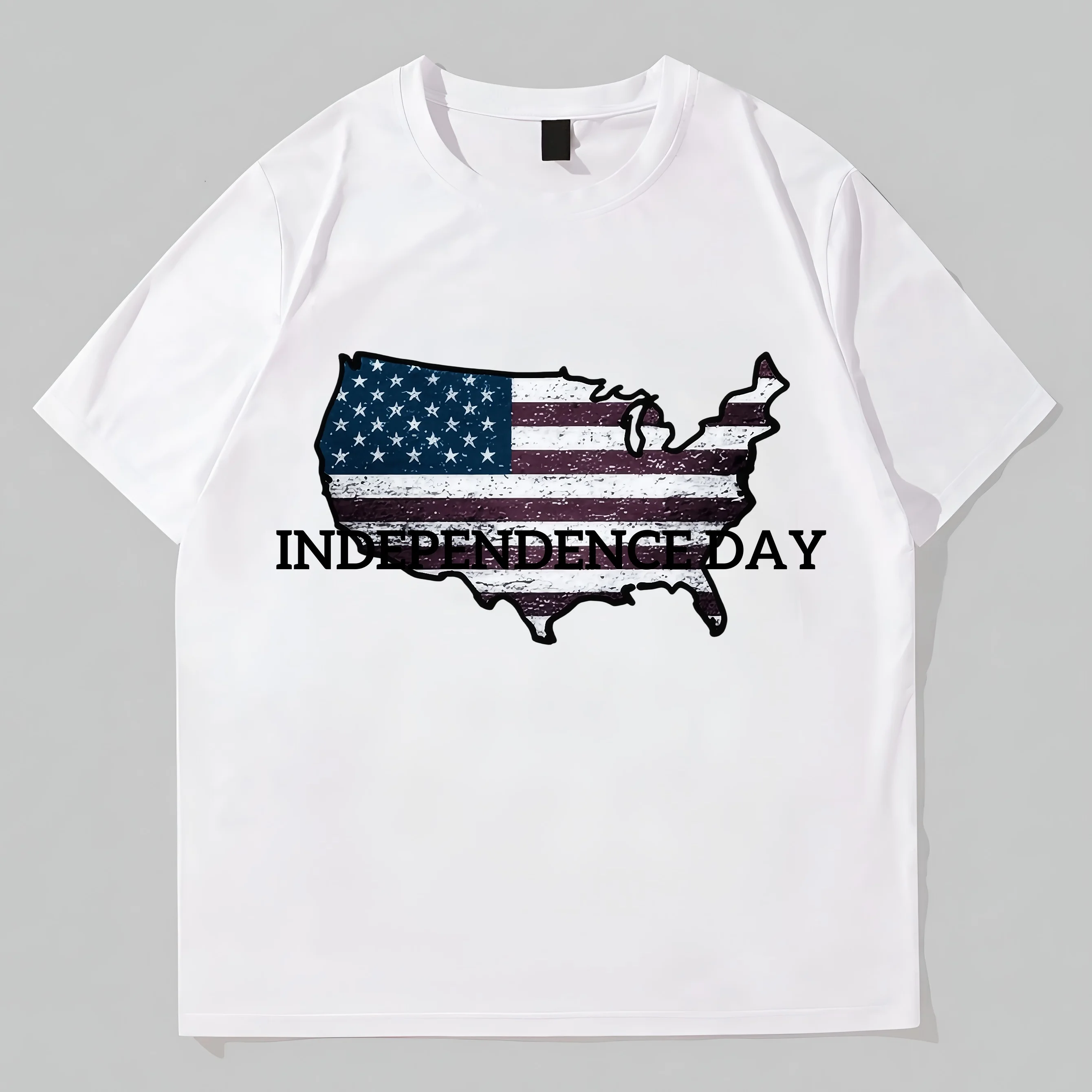 Teevo White T-Shirt with USA Map and Flag Print Independence Day Design for Casual Wear
Teevo White T-Shirt with USA Map and Flag Print Independence Day Design for Casual Wear
