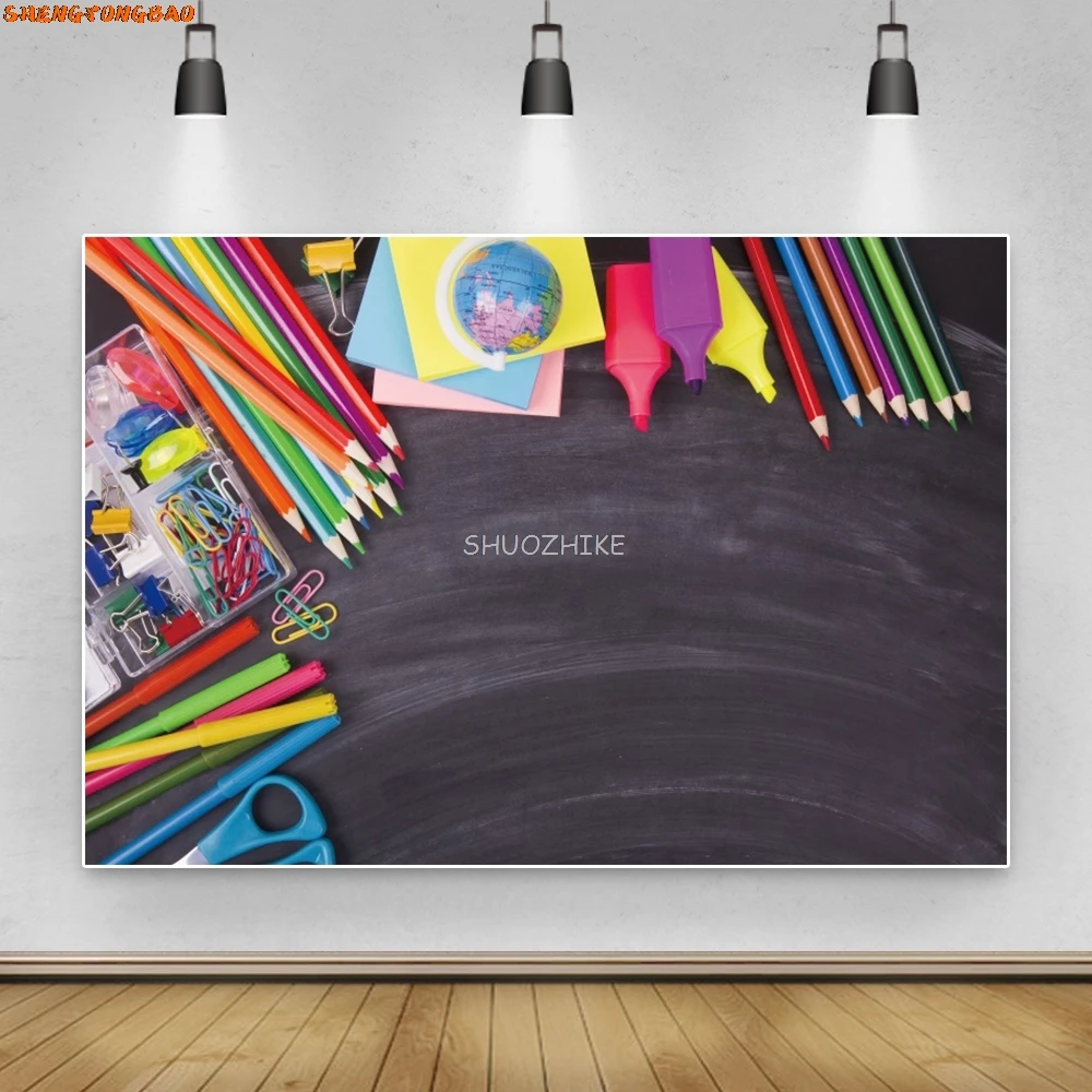 Black Board Pencil Back To School Customized Photozone Photo Background Photophone Photography Backdrop For Photo Studio
Black Board Pencil Back To School Customized Photozone Photo Background Photophone Photography Backdrop For Photo Studio