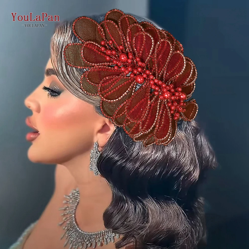 TOPQUEEN Luxury Multiple Colors Pearl Headband Bride Headpieces Wedding Hair Jewelry Handmade Flower Headwear Accessories HP681
TOPQUEEN Luxury Multiple Colors Pearl Headband Bride Headpieces Wedding Hair Jewelry Handmade Flower Headwear Accessories HP681