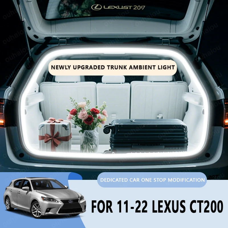 FOR 11-22 LEXUS CT200 trunk light modification light Atmosphere lights White warm white Rear Trunk LED Light Bar
FOR 11-22 LEXUS CT200 trunk light modification light Atmosphere lights White warm white Rear Trunk LED Light Bar