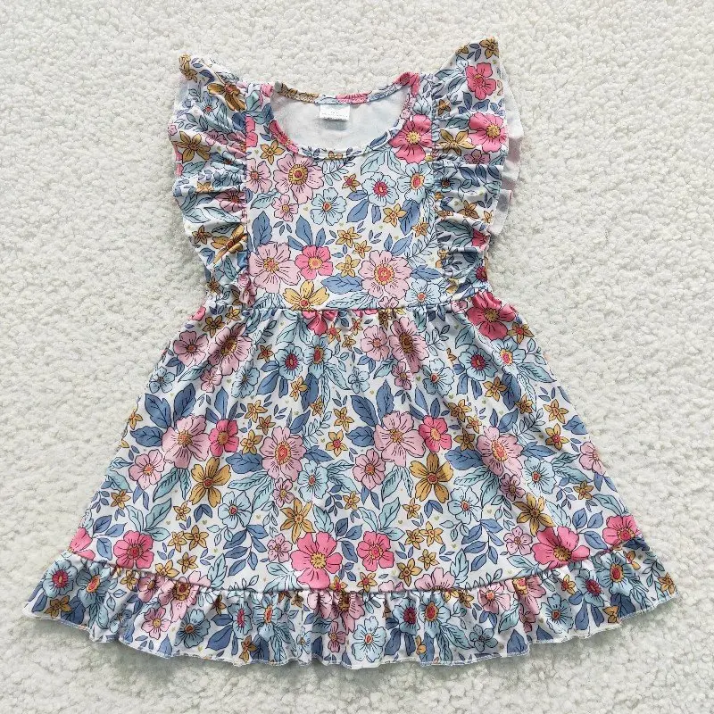 3.6 yan infant summer girls dress wholesale boutique colorful flower pattern blue flying sleeve girl dress
3.6 yan infant summer girls dress wholesale boutique colorful flower pattern blue flying sleeve girl dress