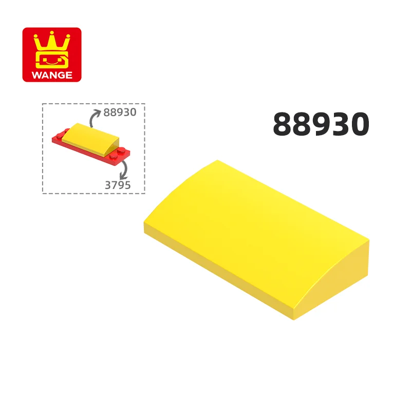 WANGE 88930 100 г/73 шт. 2x4 наклонный кирпич изогнутый без шпилек блок Moc аксессуары, совместимые с изогнутым кирпичом DIY игрушки для детей
WANGE 88930 100 г/73 шт. 2x4 наклонный кирпич изогнутый без шпилек блок Moc аксессуары, совместимые с изогнутым кирпичом DIY игрушки для детей