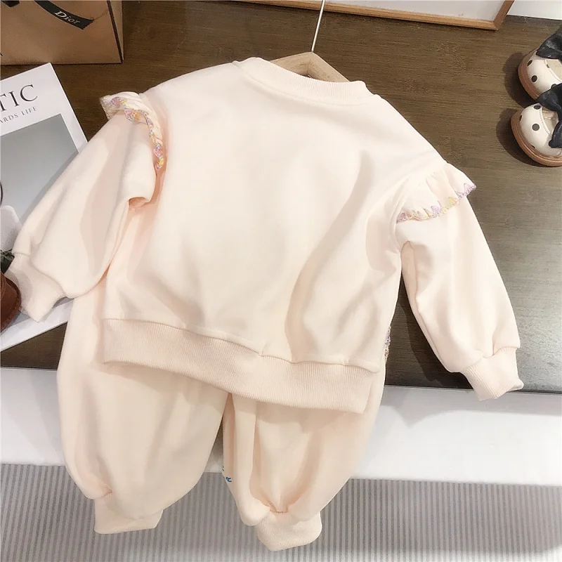 Girls' Outfit Spring and Autumn New Children's Cartoon Sweatshirt Autumn Little Girl Casual Two-Piece Set
Girls' Outfit Spring and Autumn New Children's Cartoon Sweatshirt Autumn Little Girl Casual Two-Piece Set