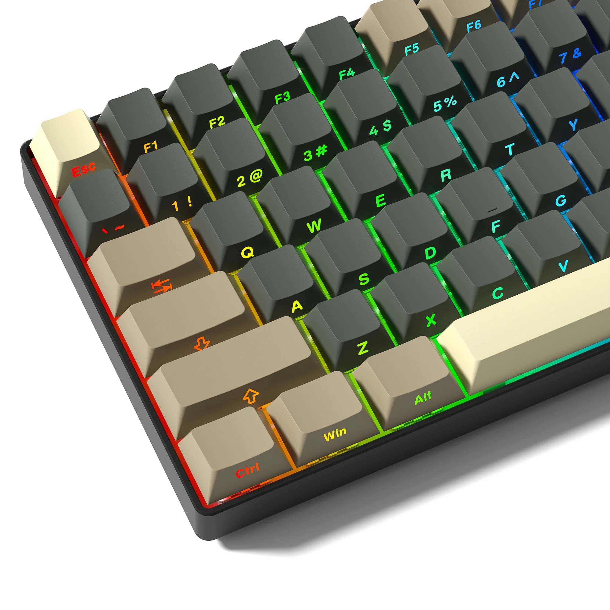 132 Keys Retro Grey Brown PBT Keycap Backlit Double Shot Keycaps Cherry Profile for MX Switches Mechanical Gaming Keyboard
132 Keys Retro Grey Brown PBT Keycap Backlit Double Shot Keycaps Cherry Profile for MX Switches Mechanical Gaming Keyboard