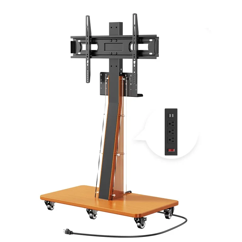Mobile TV bracket with US standard power strip Foreign trade art cart Floor TV cabinet hanger Universal
Mobile TV bracket with US standard power strip Foreign trade art cart Floor TV cabinet hanger Universal
