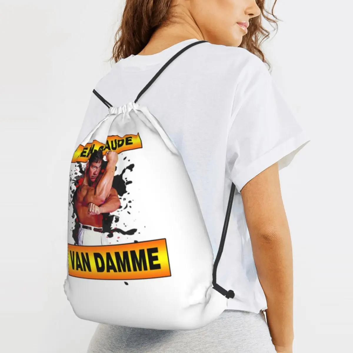 Music Van Damme Christmas Backpacks Multi-function Drawstring Bags Sports Bag Book Bags for Travel Students
Music Van Damme Christmas Backpacks Multi-function Drawstring Bags Sports Bag Book Bags for Travel Students