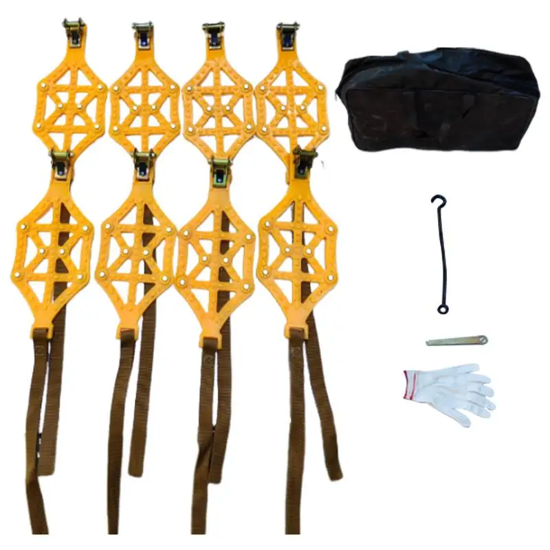 Car Skid Chain Car Tire Traction Chain Thickening Portable Chains Steel Plate Gear Design Anti Skid Chains For Security Winter
Car Skid Chain Car Tire Traction Chain Thickening Portable Chains Steel Plate Gear Design Anti Skid Chains For Security Winter